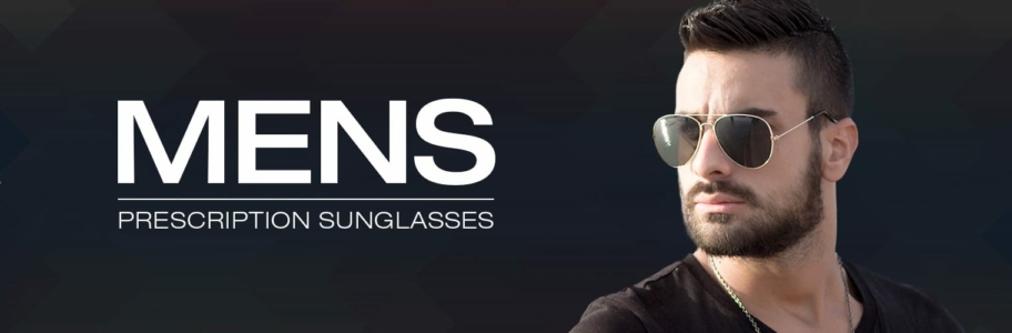 mens prescription sunglasses banner