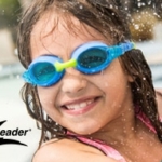 leather swim goggles