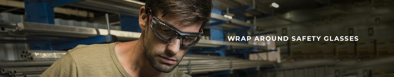 Wrap Around Safety Glasses Banner