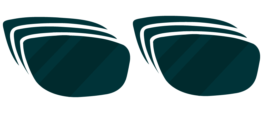 Polycarbonate safety glasses